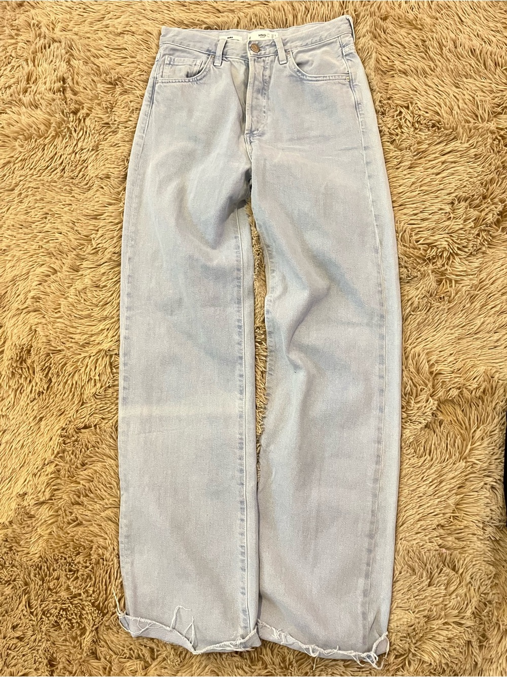 3 Pair Pants Lot - Black Cargo, Light Wash Jeans, Olive Camo Joggers - Picture 4 of 8